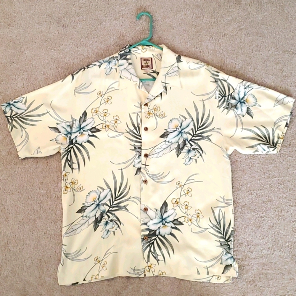 Tommy Bahama 100% silk shirt